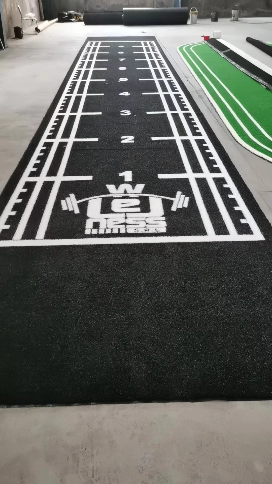NWT Dynamic Turf Artificial Sprint Sled Grass Tracks Gym Flooring