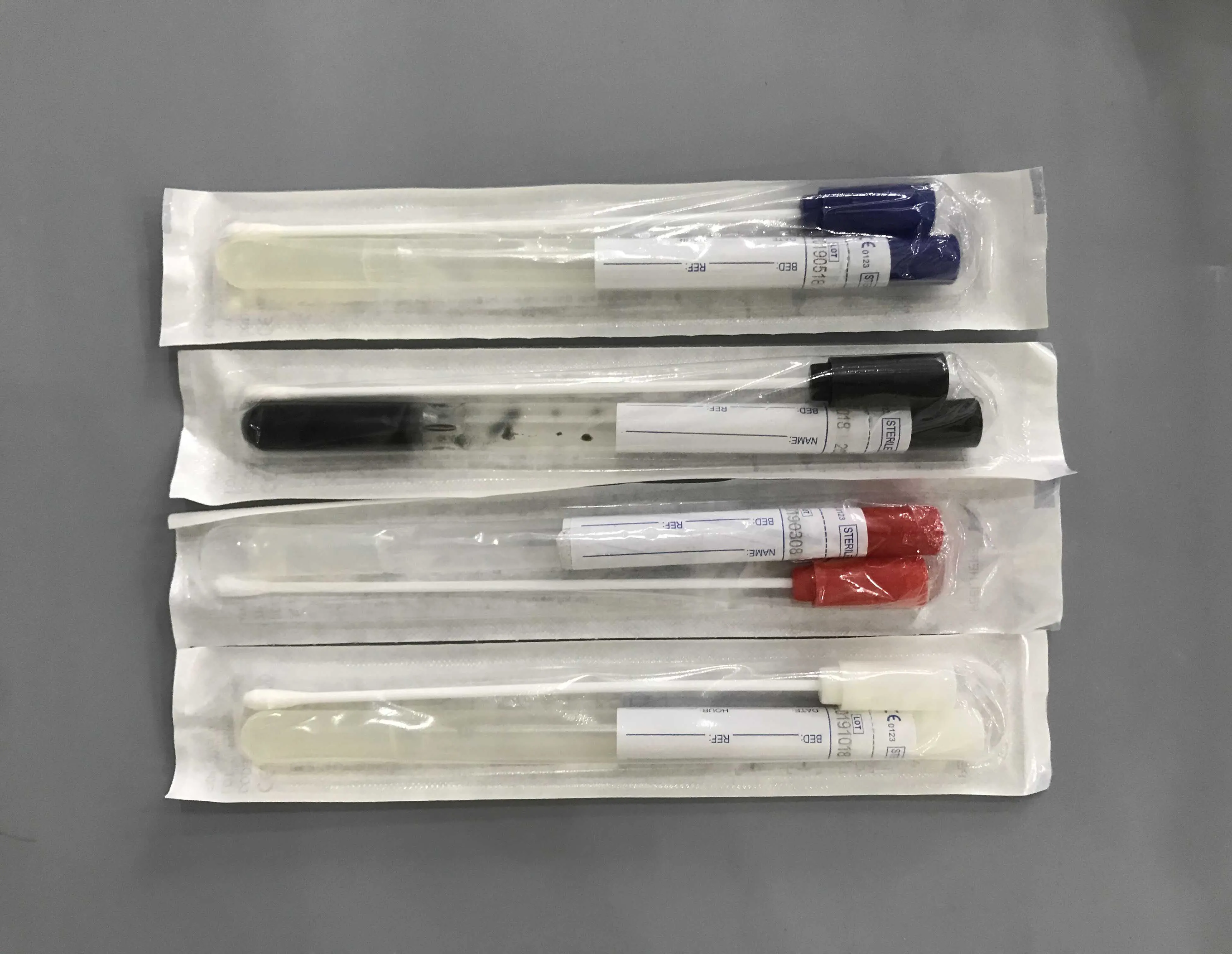 Amies With Charcoal Medium Sterile Transport Collection Swab Stick With PP Tube supplier