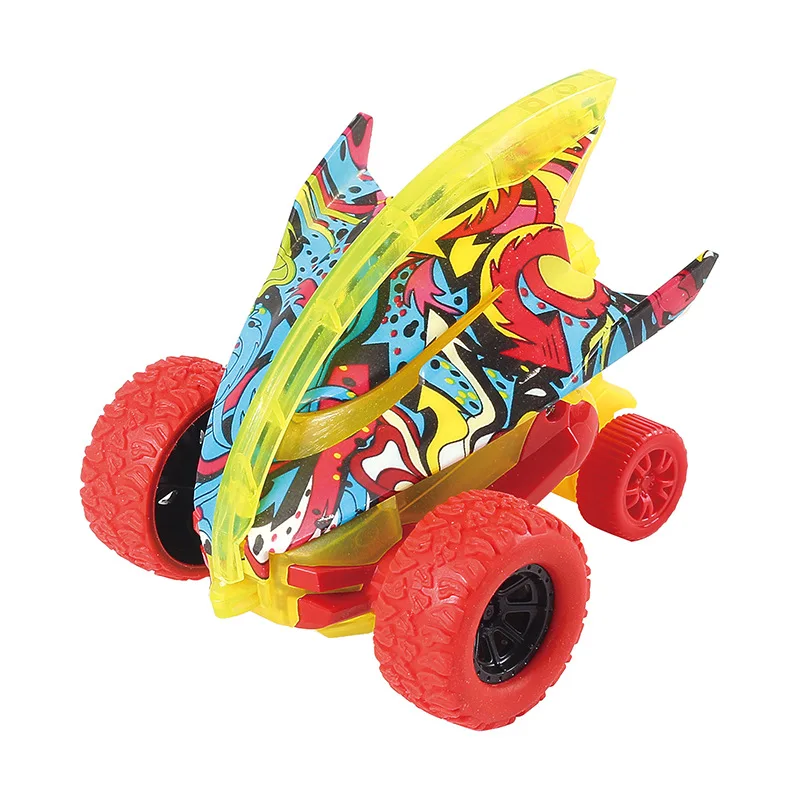 Мини-инерционная внедорожная машина, детская Игрушечная машина, пластиковый фрикционный трюковый автомобиль, детские игрушки для мальчиков