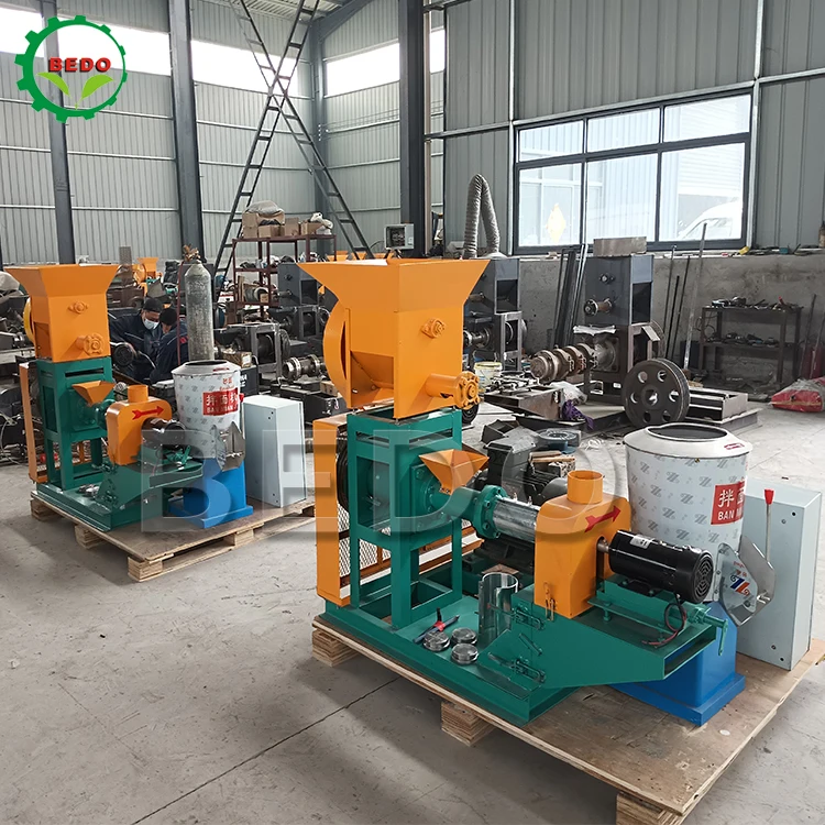 Round Fish Feed Floating Pellet Machine Fish Food Machine Feed Processing Machines