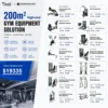 Programmes de gym haut de gamme pour les clubs noirs