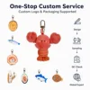 Llavero de peluche personalizado