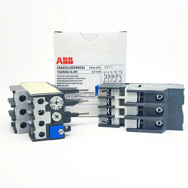 ABB Contactor 1SAZ211201R1031 TA25DU-3.1 ABB Thermal Overload Relay TA25DU-3.1