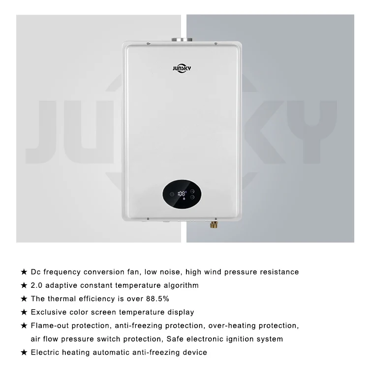 Junsky Ca Series Indoor Constant Gas Water Heater Tankless Instant Gas ...