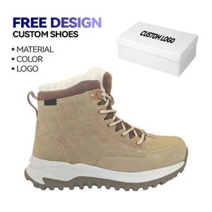 OEM Wholesale Modern Thick-Heeled Sports Boots for Hiking Winter Sports Couples Snow Boots Thick Cotton Sports Autumn Winter