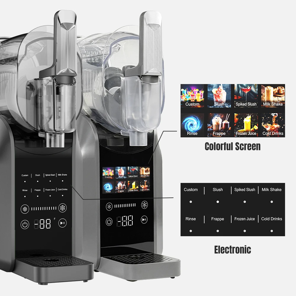 Table Top 1.8L Slush Slushie Machine Wholesale Wine Tea Softdrinks Small Margarita Slush Maker Machine for Home
