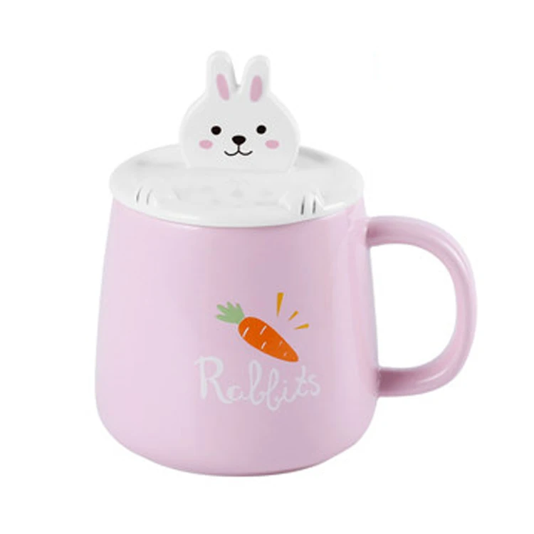 "Meet You" Ceramic Mug Cup with Lid Tea Milk Coffee Mug Home Drinkware Gift 