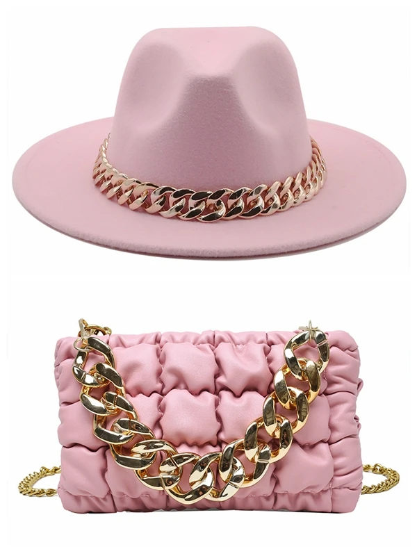 X111007 Women Bag and Hats Set - Fall Colors & Accessories display picture 3