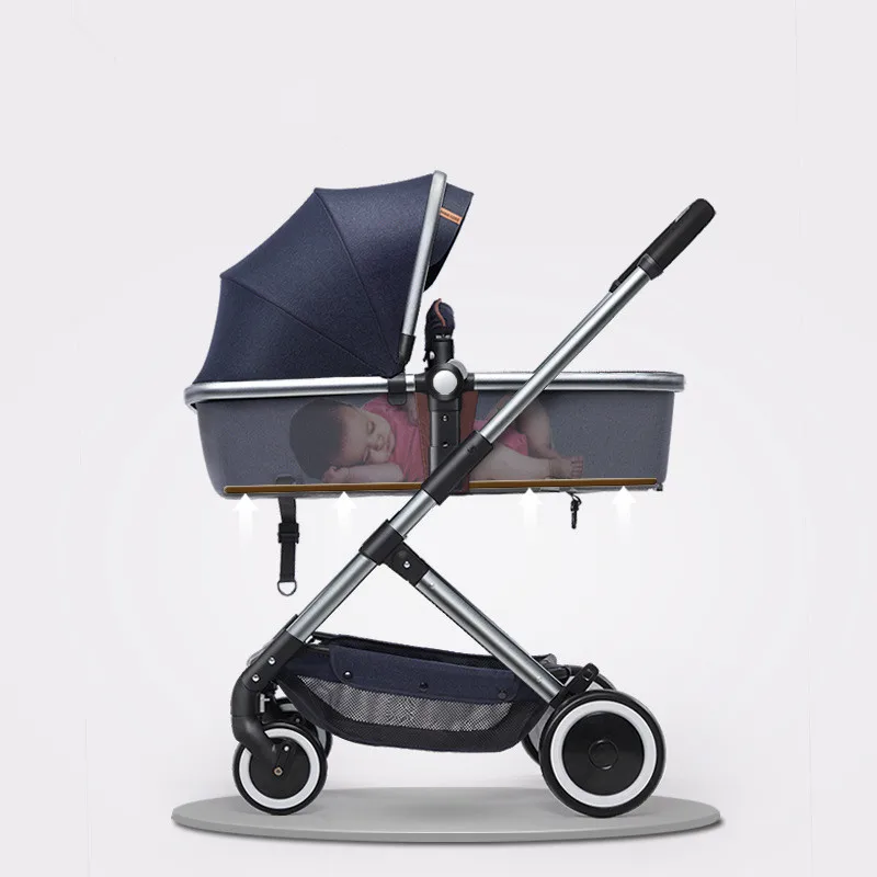 Purorigin 2025 Lightweight Linen Baby Stroller Portable 3-in-1 Newborn Carrier Custom New Baby Product