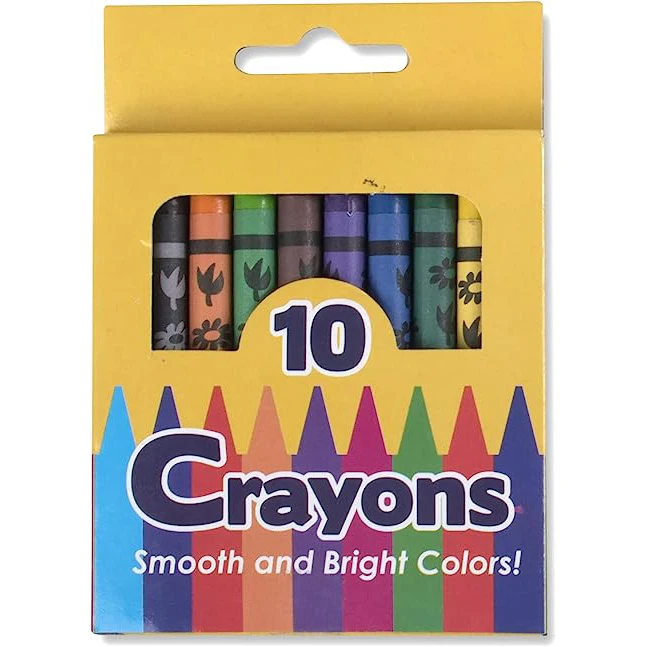 hot sale wax crayon 10 color