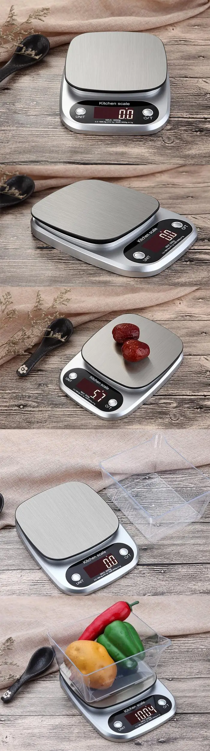 bsci factory supply hot selling lfgb pass color option stainless kitchen scale digital kitchen digital scale food scale