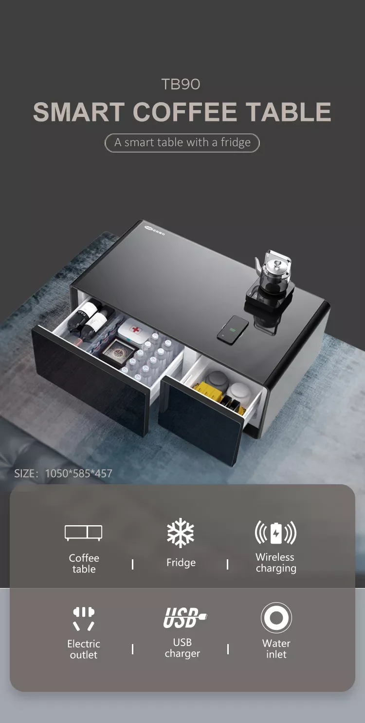 Modern New Smart Refrigerator Coffee Table With Storage Buy