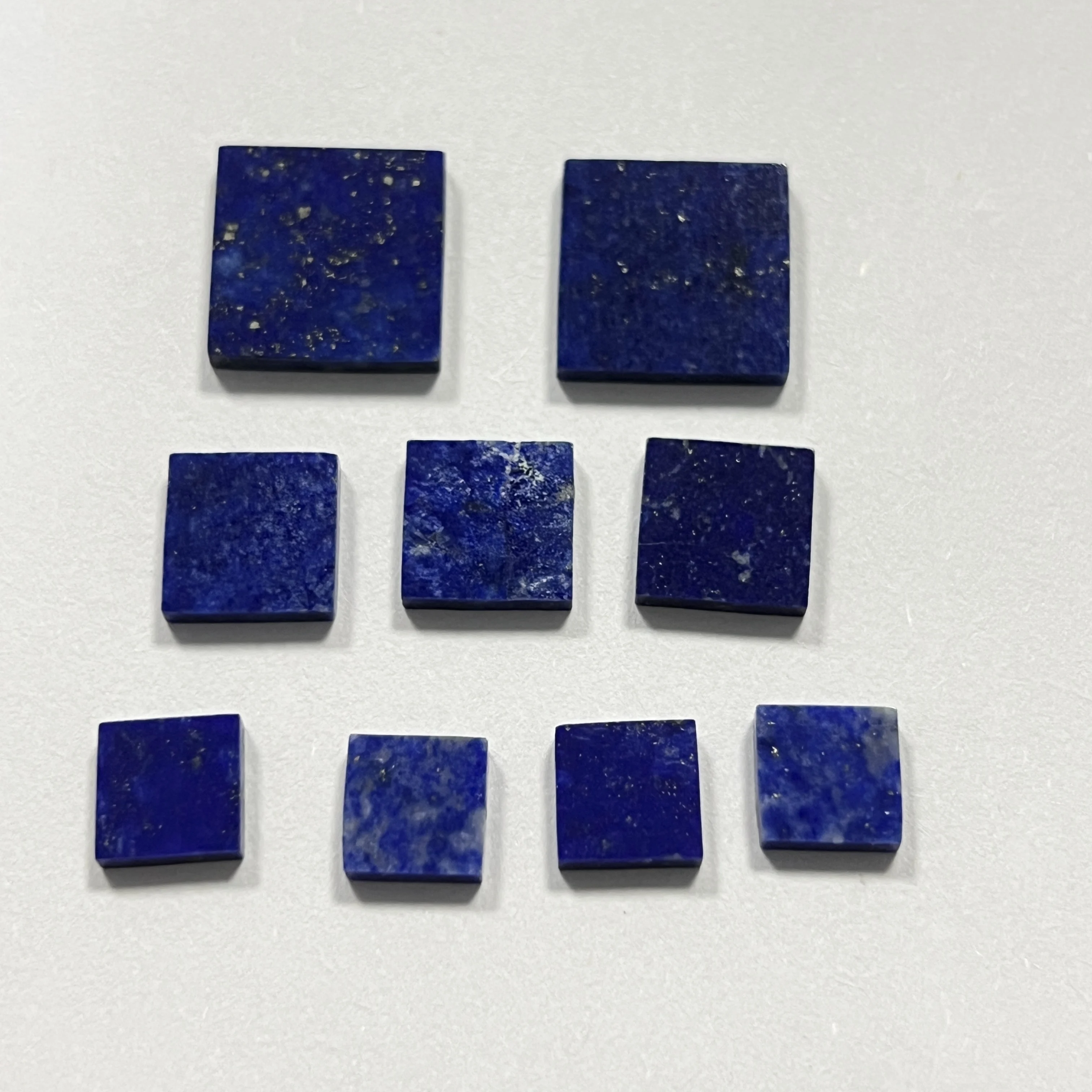 Natural Lapis Lazuli Gemstone Slices - Polished Blue Stones