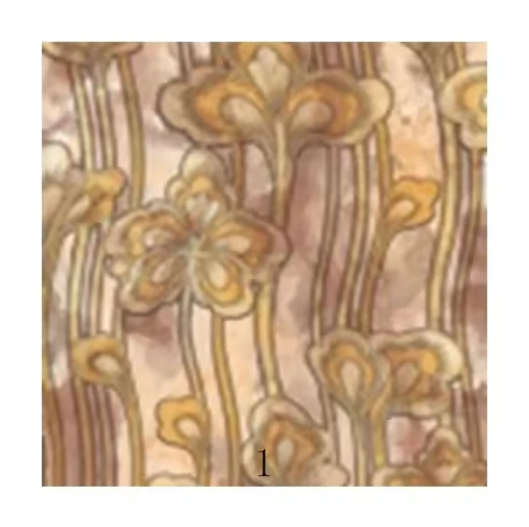 Modern Floral Design Flower Wallpaper High Quality PVC Waterproof for Hotel Household Easy for Bedroom Living Room Imported