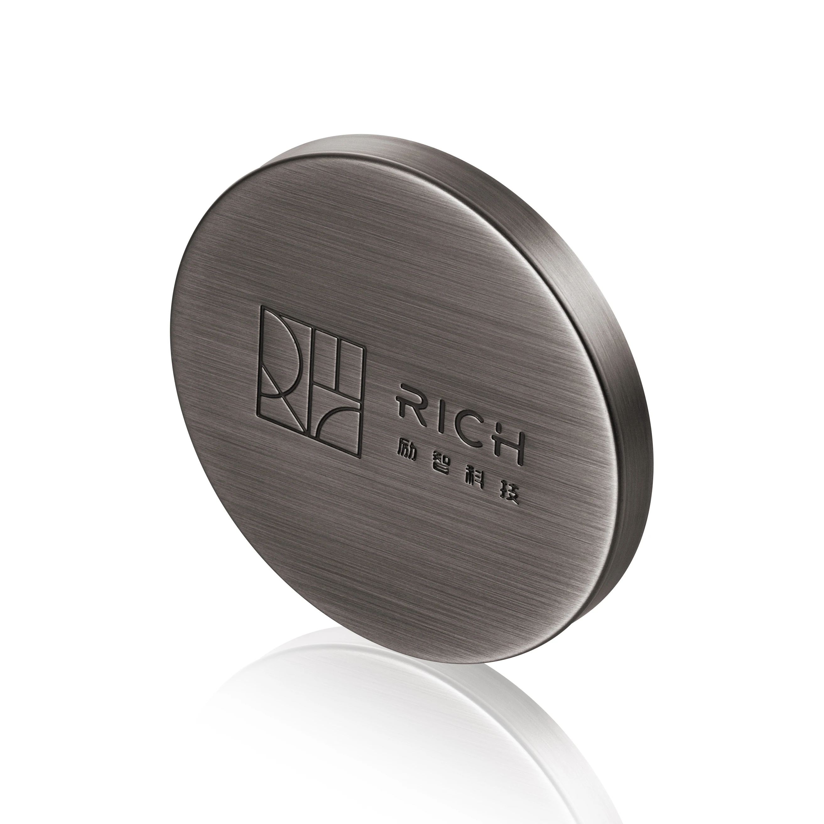 Custom Metal Candle Lid Embossed Debossed Hollowed Silver Gold Rose