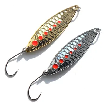 Lure Scale Leech Sequin Zinc Alloy Artificial Hard Bait Fake Bait Cocked Mouth Green Perch with Hooks Wholesale – Hard Lure – view 3