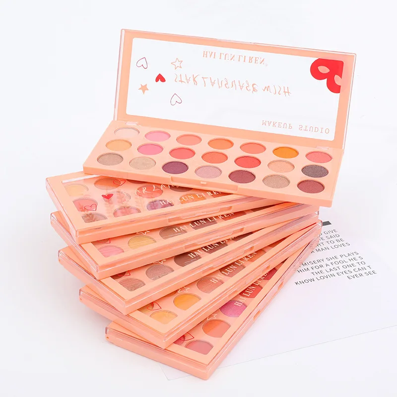 Матовые неизящные тени для макияжа глаз, тарелка для косметики, 21 цвет