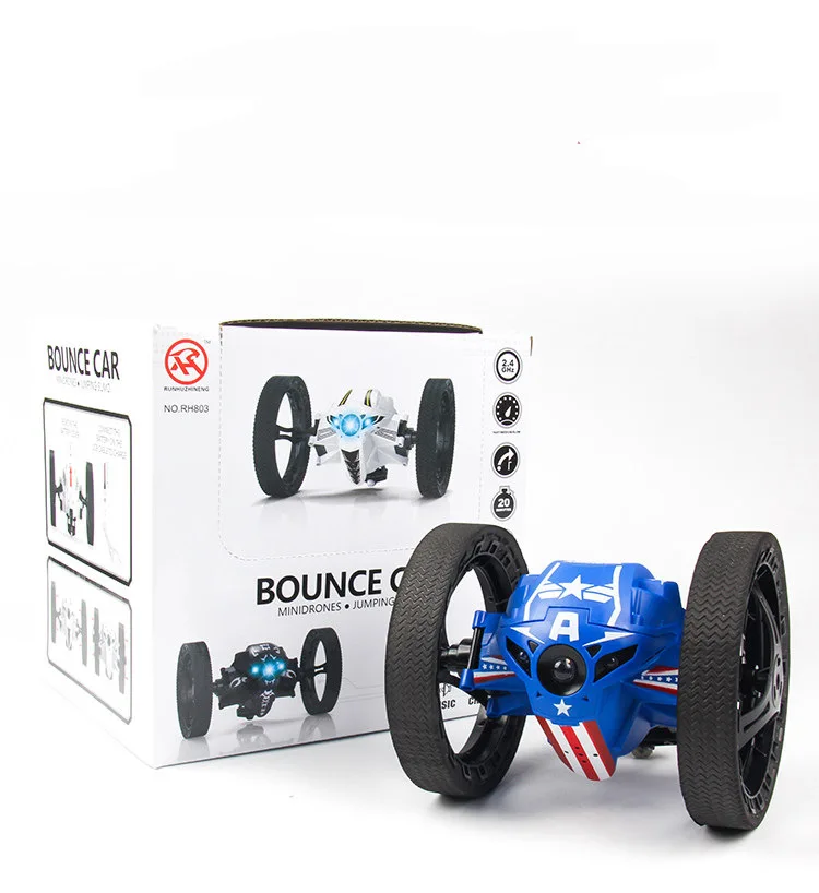 Rc Car With 720p Hd Fpv Camera 2.4g Bouncing Remote Control Car Toy Racing Car Camera With Wifi
