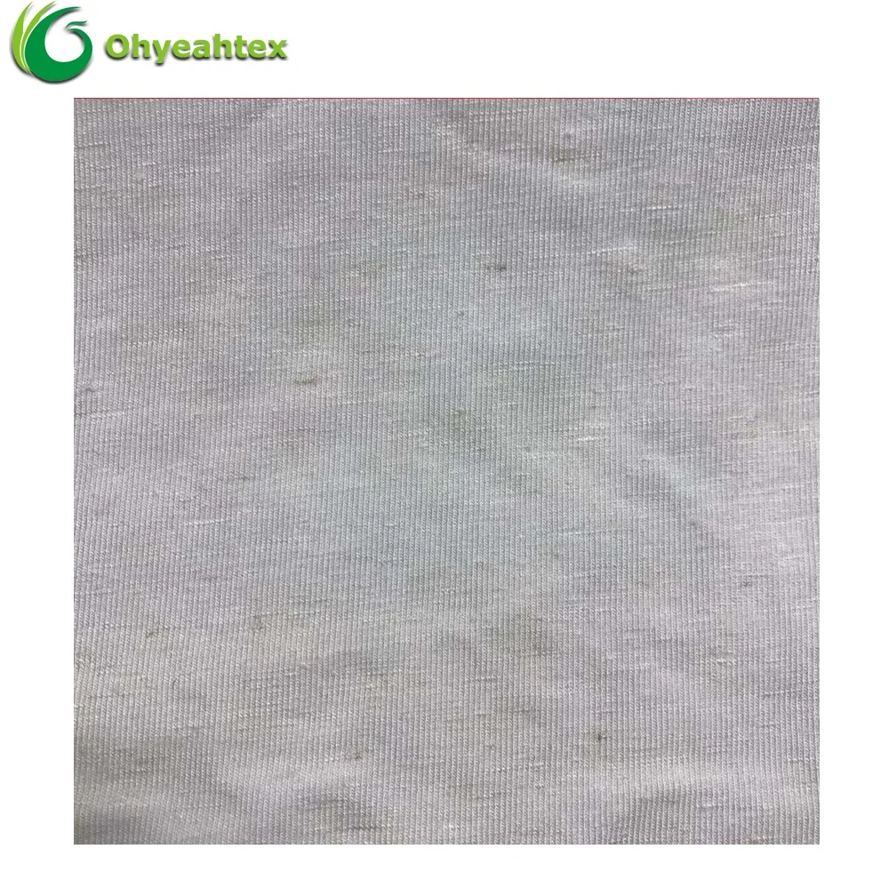 Экологически чистая бамбуковая вискозная льняная 8515 вискозная льняная ткань для женского платья