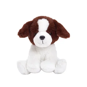 In Stock Custom Plush Puppy Toys Cute Dog Stuffed Animal Dolls for Kids Filled with PP Cotton