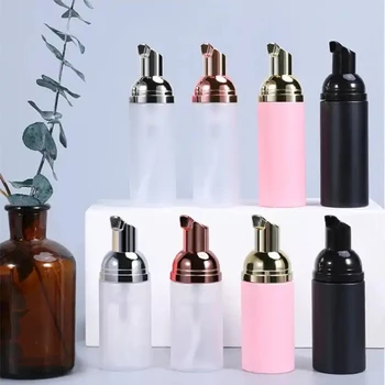 New High Quality Refillable Foam Bottle Round Mousse bottle For Hand Soap Dish Facial Cleanser