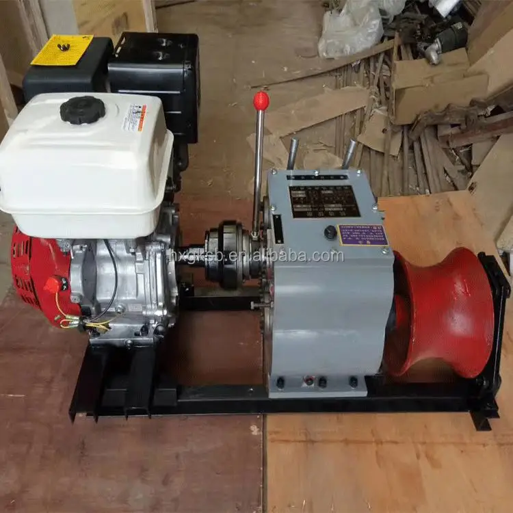 Bull Wheel Machine Dual-bull Wheel Motorized Cable Pulling Winch Cable Laying Equipment ...