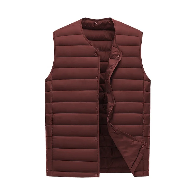 winter v neck gym men tank top sleeveless underwear vest cotton gilet plus size men's vests