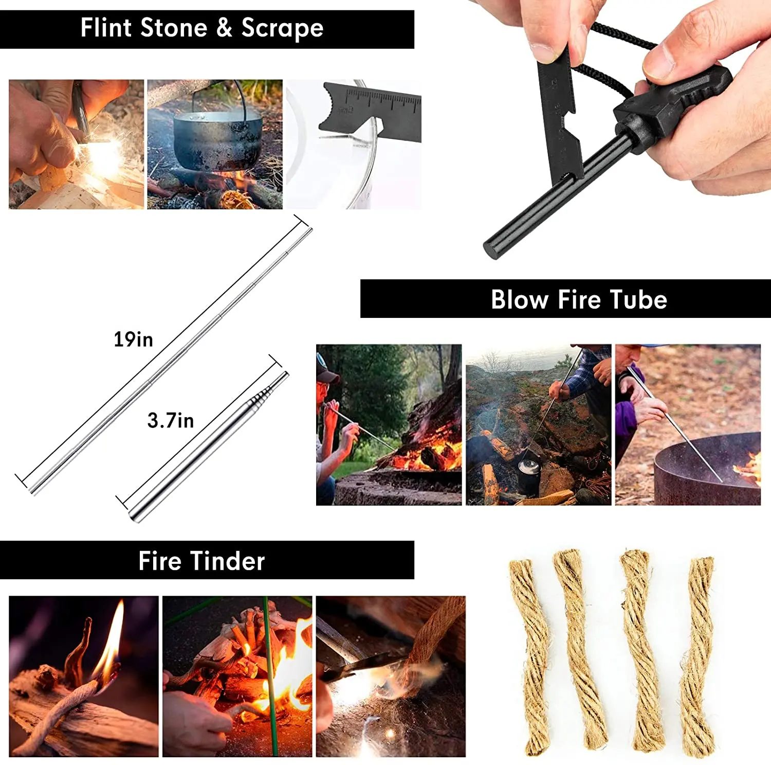 2022 Wholesale Emergency Best Survival Kit 40 In 1,Kamp Supervivencia18