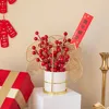Raisins dorés, fruits rouges, feuilles de ginkgo