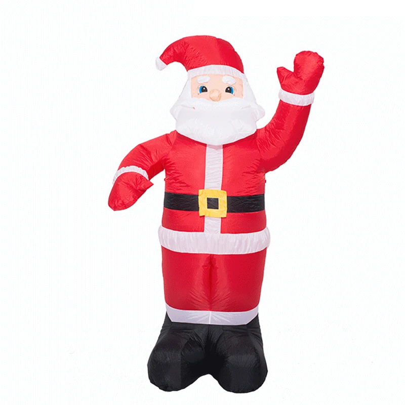 New 1.2m-5m Inflatable Santa Claus Outdoor Inflatable Christmas Santa ...