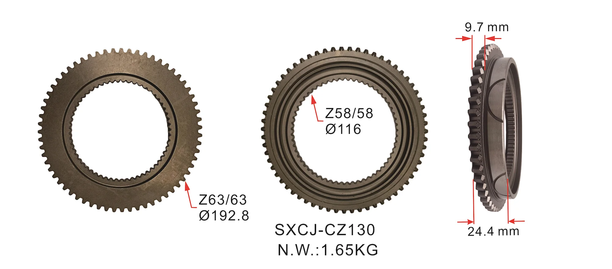 OEM Synchronizer Cone 1297304196 for ZF Truck Transmissions