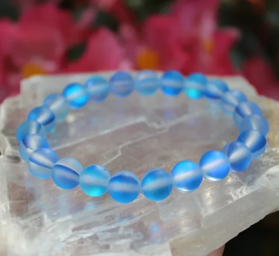 FORUBUS Mystic Mermaid - Braccialetto elasticizzato con perline di
