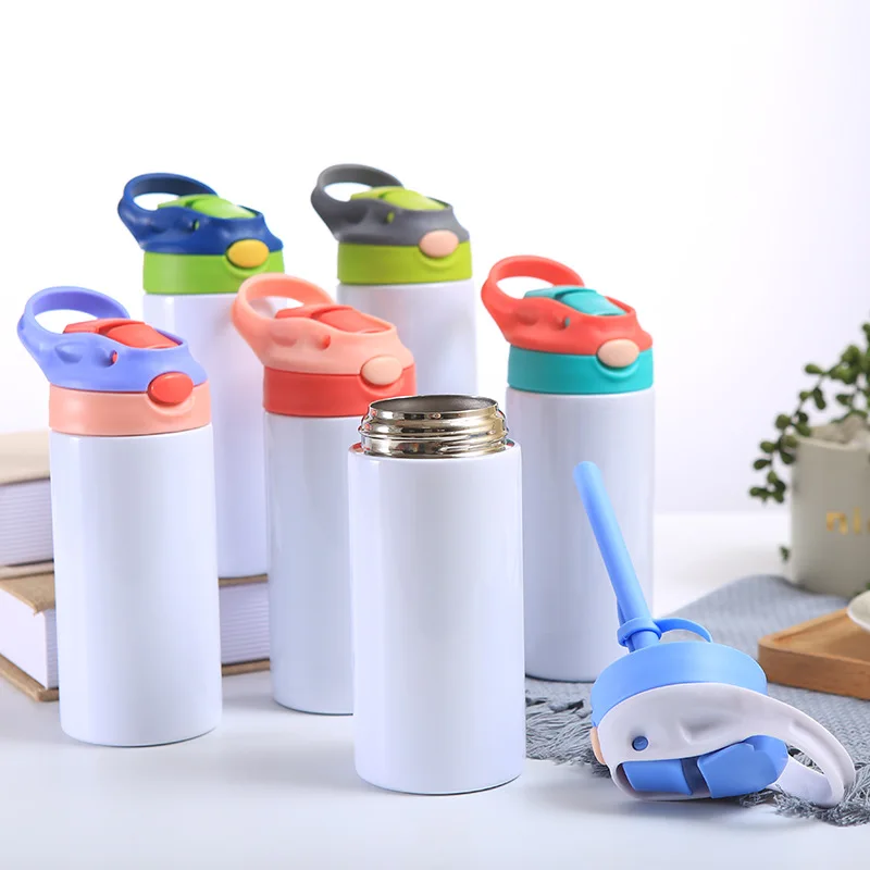 New Blank Straight Insulated Cute Sippy Cup 12 Oz 18/8 Stainless Steel Kids  Sublimation Tumbler Water Bottle - China Water Bottle and Sublimation  Tumbler price