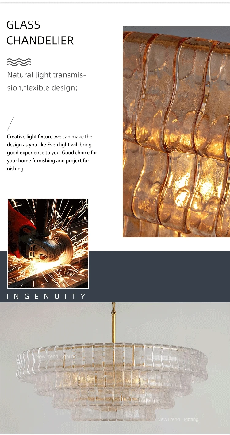 cpl 459 bespoke brass  glass lantern chandelier  custom high ceiling project lighting for hotel foyer glass chandelier-1