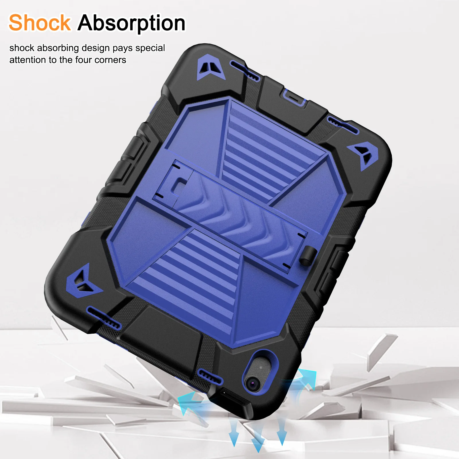 product laudtec silicone anti fall protective case  tablet computer protective cover with pen holder for ipad 10th generation 109 inch-8