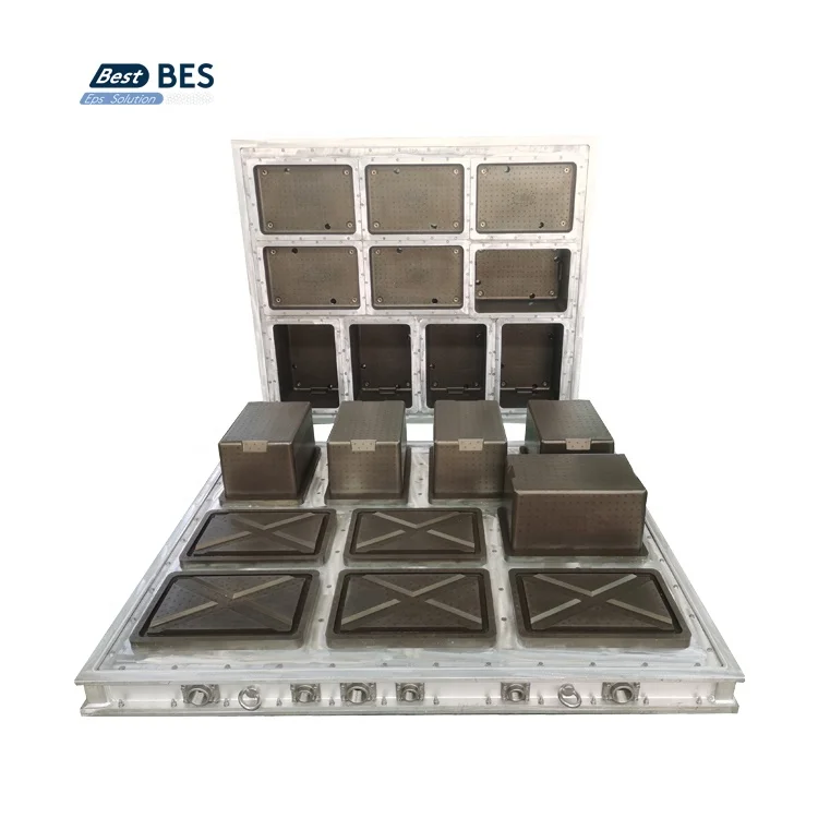 Automatic EPS Foam Injection Molding Styrofoam Machine for Container Fish Ice Cooler Vegetable Box Making Production Line