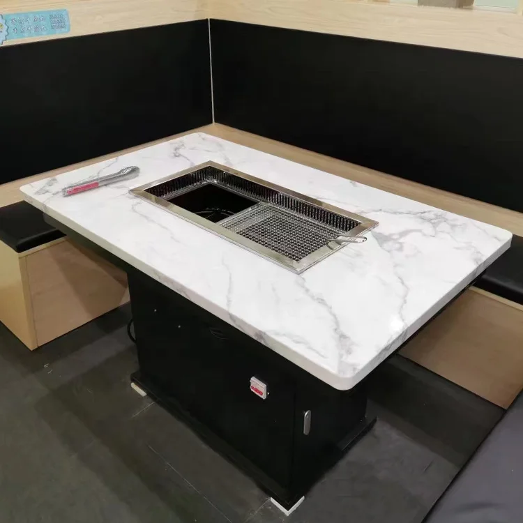 Custom Price Restaurant Table Top Bbq Grill Commercial Smokeless Hot