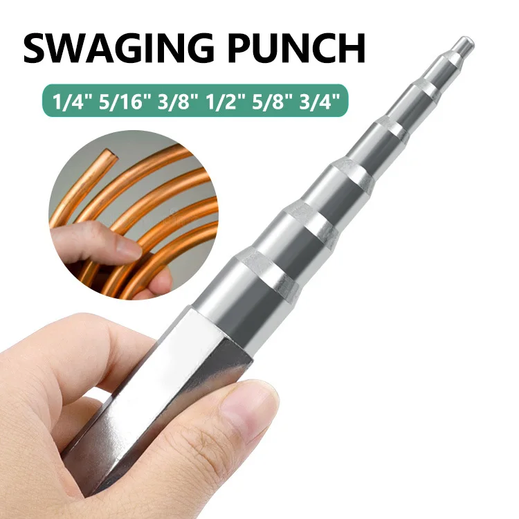 6 In 1 Swaging Punch Tool For Soft Copper Tubing Pipe Expander 1 4 3 4 Od 1 4 5 16 3 8 1 2 5 8 3 4 Buy 6 In 1 Swaging Punch Tool For Soft