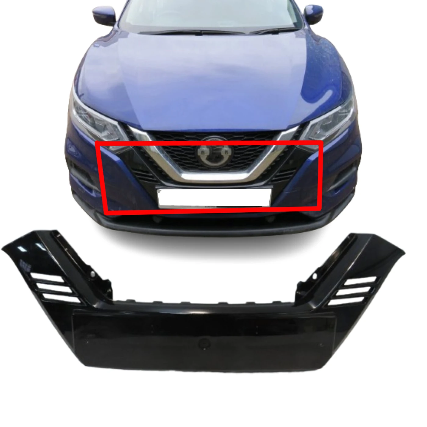 car body kit front GRILLE BOARD For Nissan Qashqai 2018