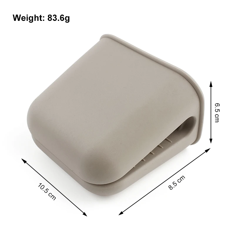 Custom Logo Kitchen Square Shape Non Slip Mini Silicone BBQ Oven Gloves Mitts Pot Holder