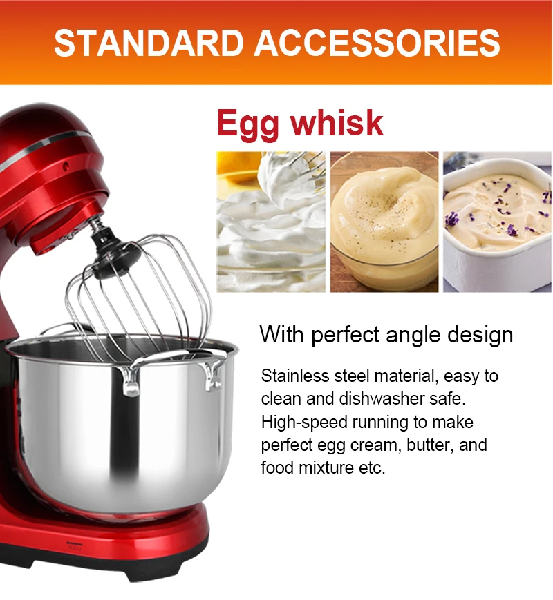 FREE SHIPPING - 2000W Professional Kitchen Food Stand Mixer 10L