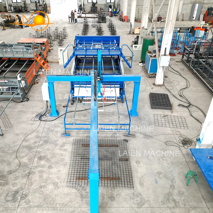 China Fully Automatic Reinforcing Mesh Welding Machine Mesh Turner New Used Condition for Construction Manufacturing Industries