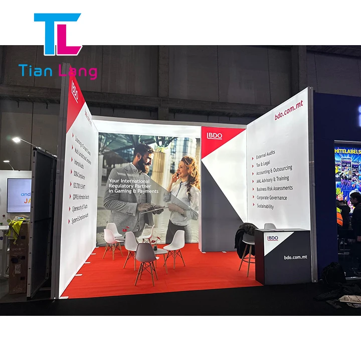 TianLang 3*6m Messe-Stand Lichtbox LED-Lichtbox Stand Messe-Display-Stand Seg-Lichtbox Ausstellungstand