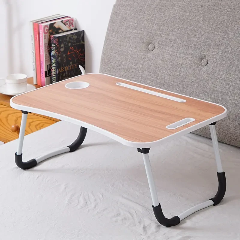 Portable Foldable Laptop Table 5 Dolor Plastic Study Desk Stand for Bed or Couch for Bedside or Couch Use