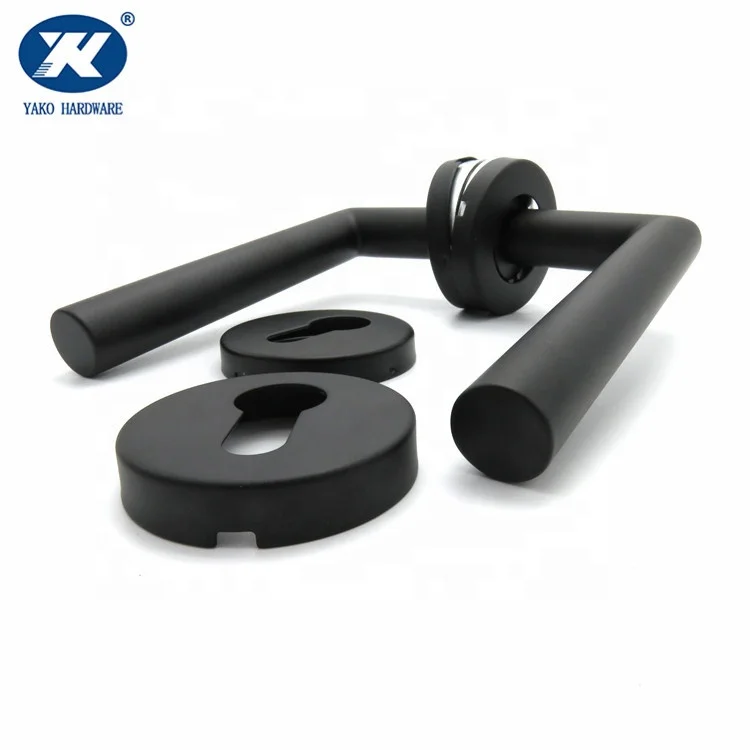 High Quality Internal Door 304 Stainless Steel Tube Lever Type Door Handles