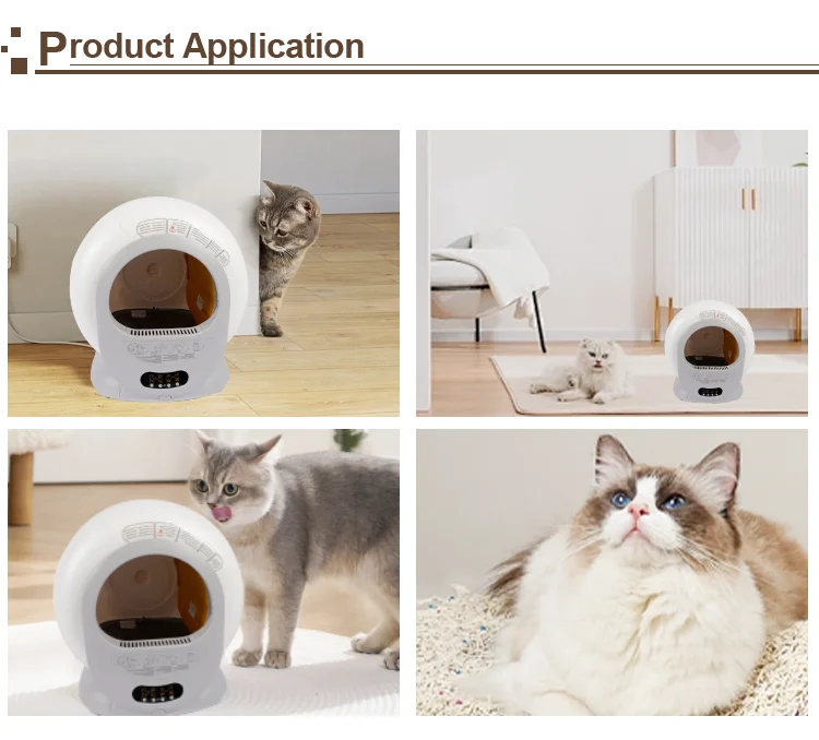 Sifting Litter Box With High Sides Auto Selfcleaning Large Smart