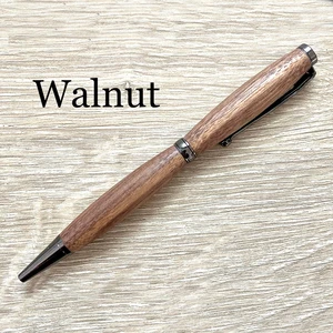 2026 High Quality Business Gift Luxury Walnut Wood  Ball Pen with Custom Logo Office Supplies Promotion Twist Wood Ballpoint Pen