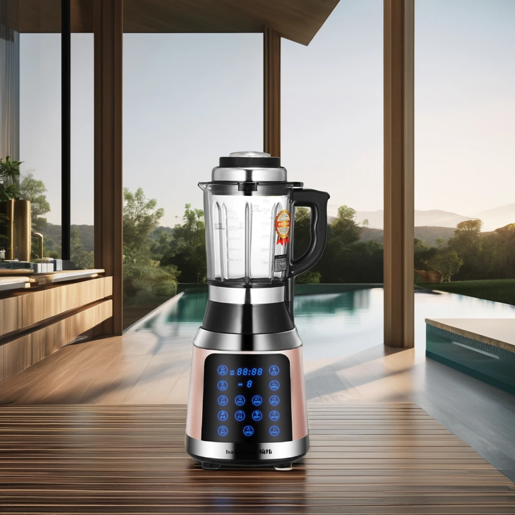 Geming Heavy-Duty Manual Portable Blender Home Outdoor-Applicable Juicer with Copper Motor Heater for Industry Fresh Beverages
