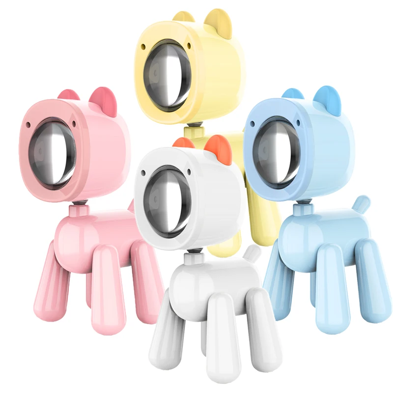 
 Оптовая продажа с Фабрики Декоративные Атмосферу RGB фотографического Робот игрушка для собак-светильник для спальни, закат Радужный проекционный СИД настольная лампа  