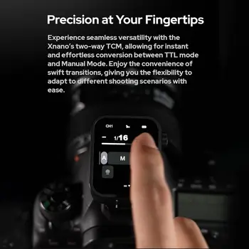 GODOX X3S 2.4G Wireless Flash Trigger Transmitter TTL Autoflash with Large OLED Touchscreen Multiple Flash Modes detail image